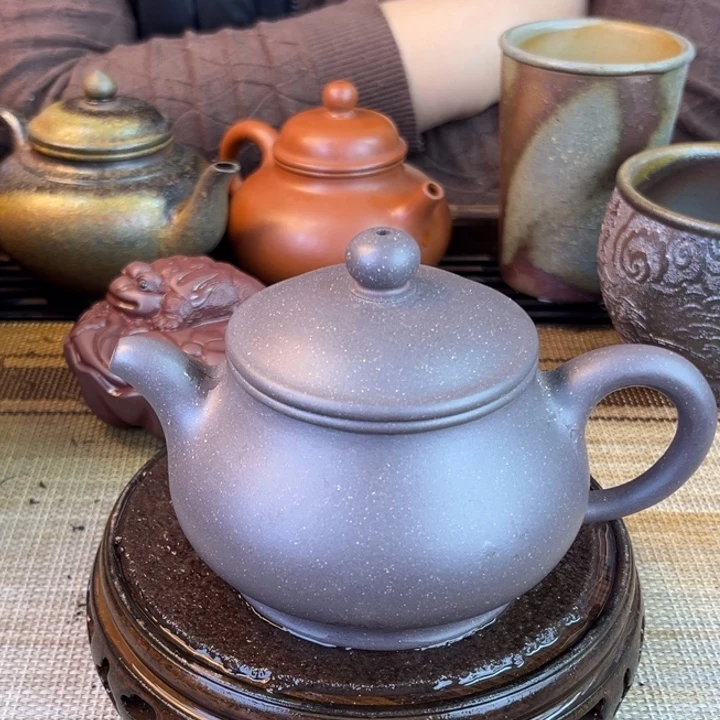 紫砂茶壶大水谭天青240cc