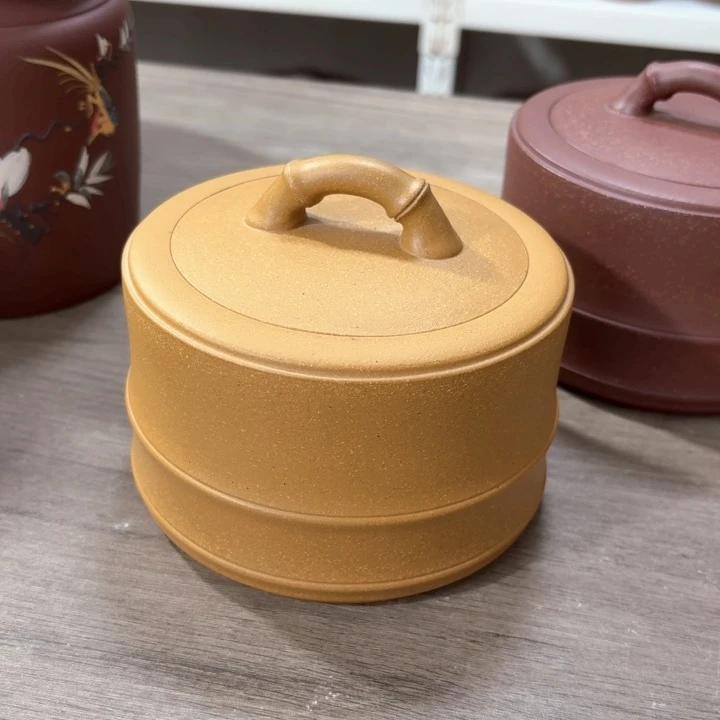 紫砂茶叶罐轻**华醒茶罐