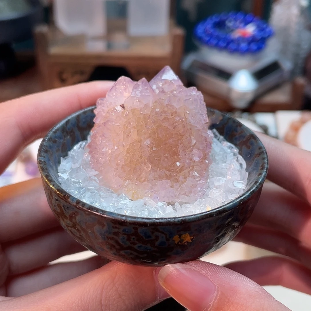 未镶嵌手串水晶仙人掌原石112号