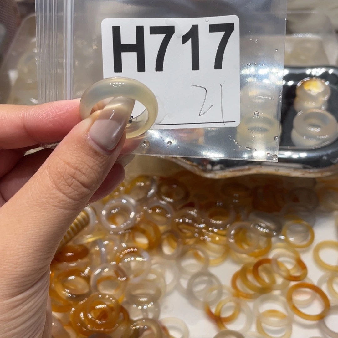 玛瑙/玉髓未镶嵌戒指717