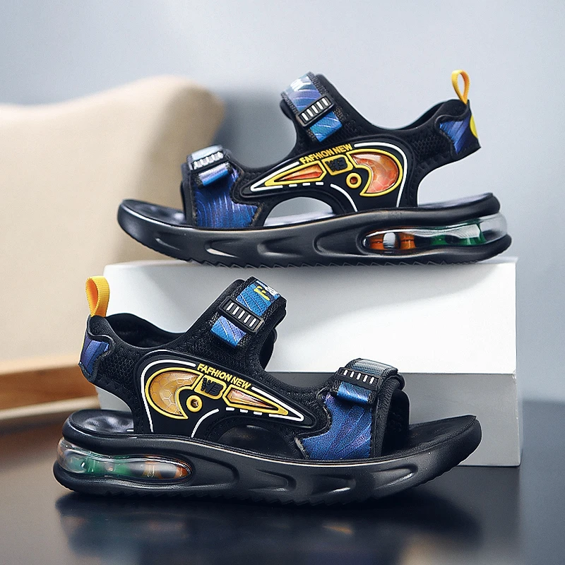 【高品质】男童凉鞋夏季儿童防臭沙滩鞋户外休闲凉拖鞋中大童休闲鞋