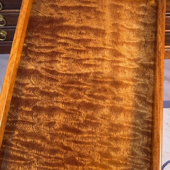 木缅甸花梨独板托盘