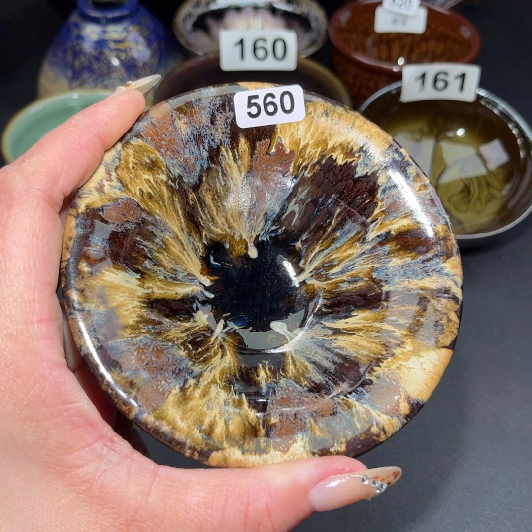 茶盏560 建盏单盏太好看了吧……