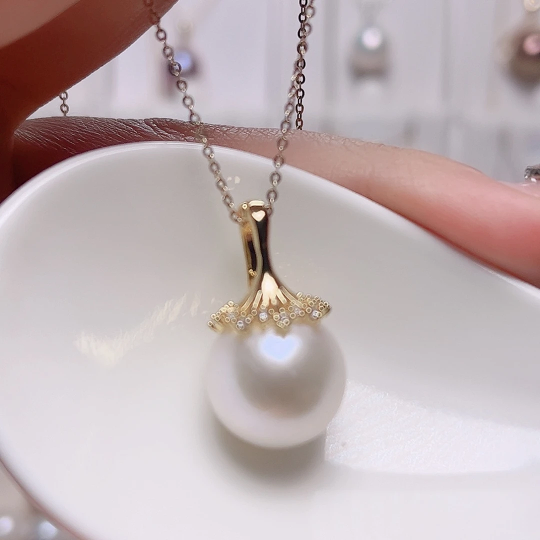 淡水珍珠未镶嵌吊坠(赠链)