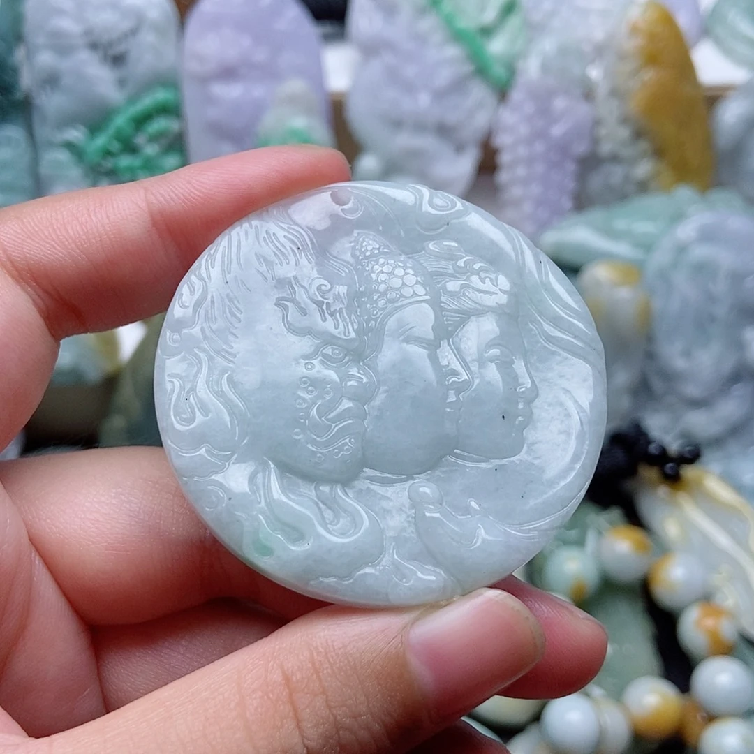 翡翠未镶嵌颈饰翡翠