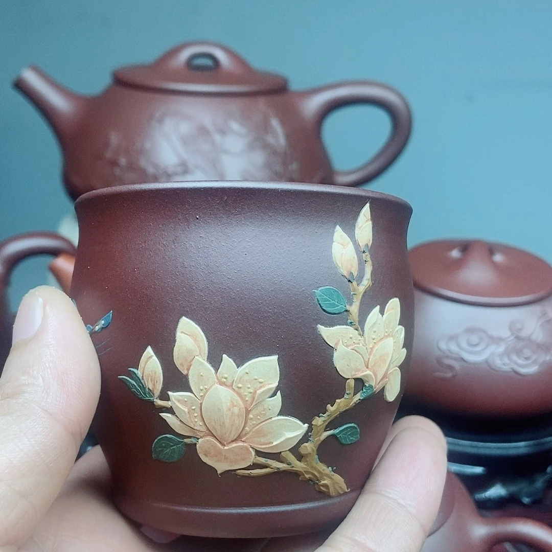 茶壶紫砂全手工制作主人杯