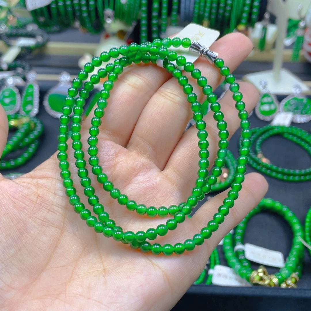 颈饰未镶嵌翡翠项链4