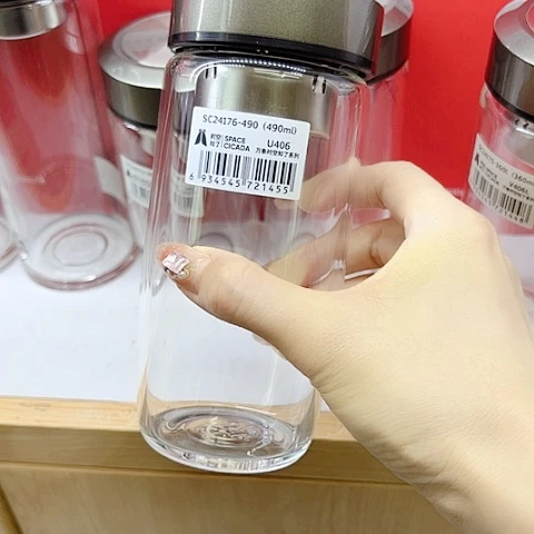 万象品牌玻璃U406、490毫升➕杯套