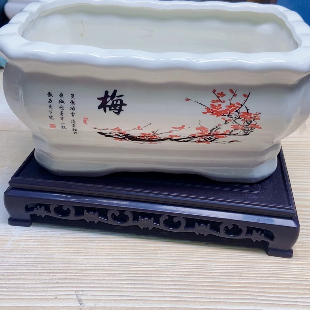 瓷片陶瓷花盆陶瓷艺术