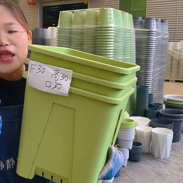 方盆F30果绿色3个无托