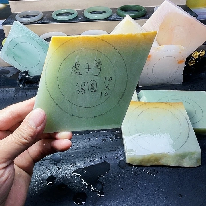 【闪购商品】东陵石手镯未镶嵌虎*哥加工定制