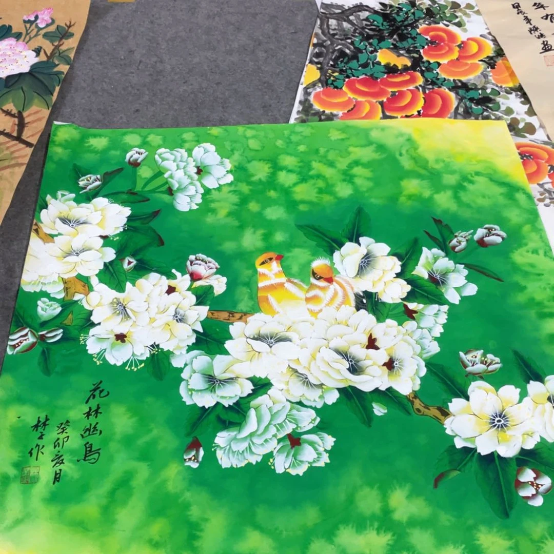 国画国画作品画心一张