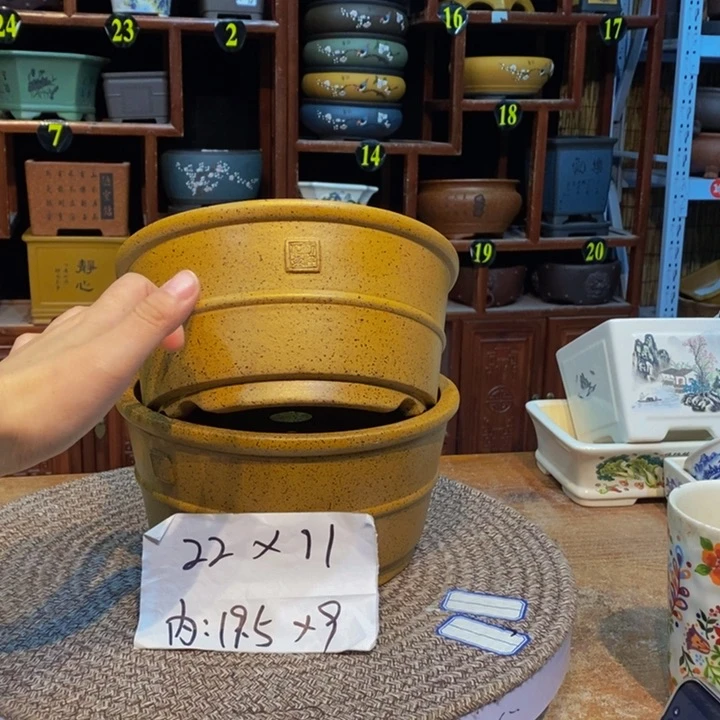 紫砂花盆紫砂花盆