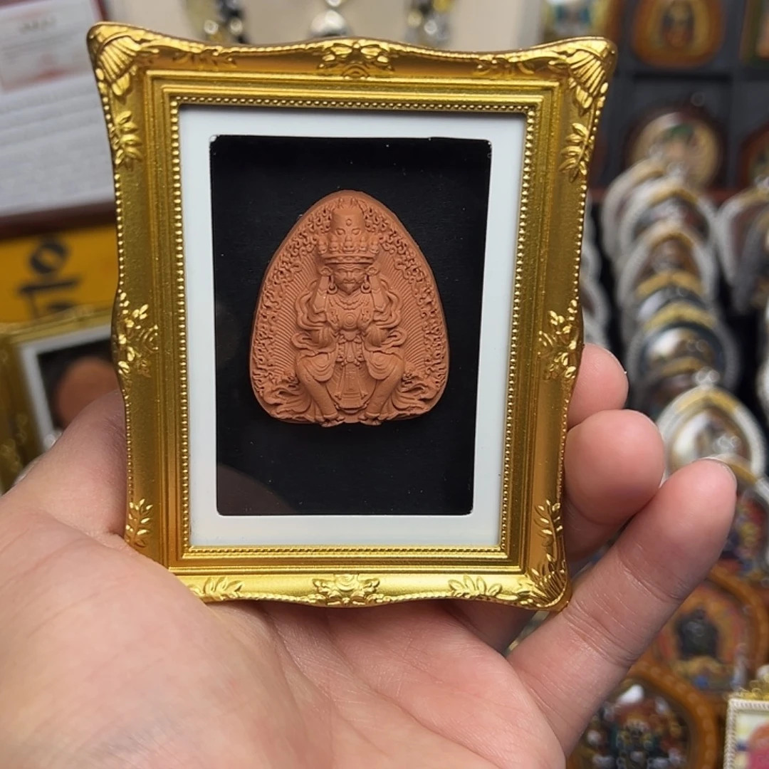 亚克力非金属擦擦摆台大黑天绿度母扎基拉姆黑财