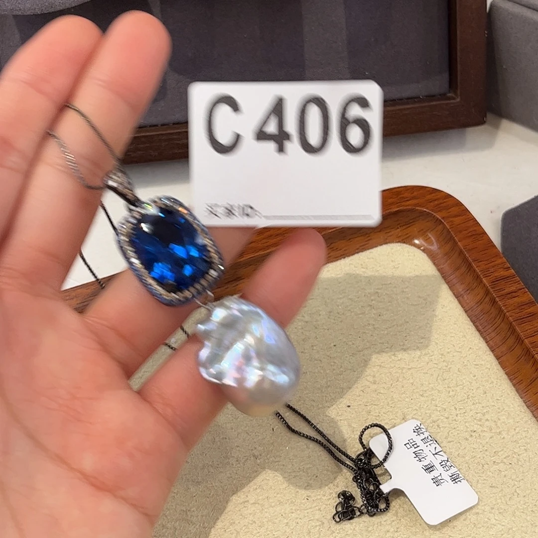 淡水珍珠合金耳饰