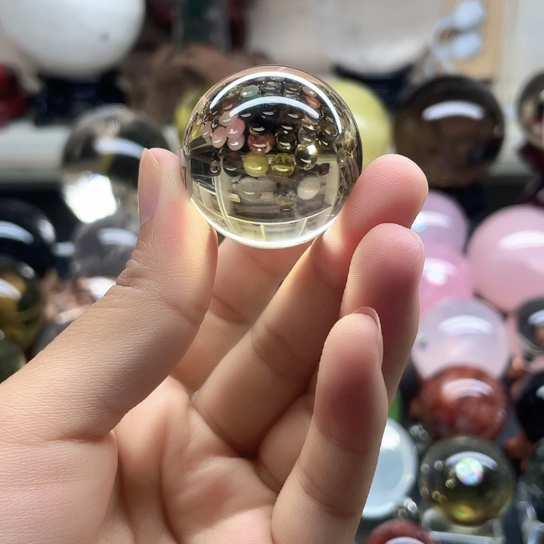 水晶珠宝半成品未镶嵌黄水晶卡34A67