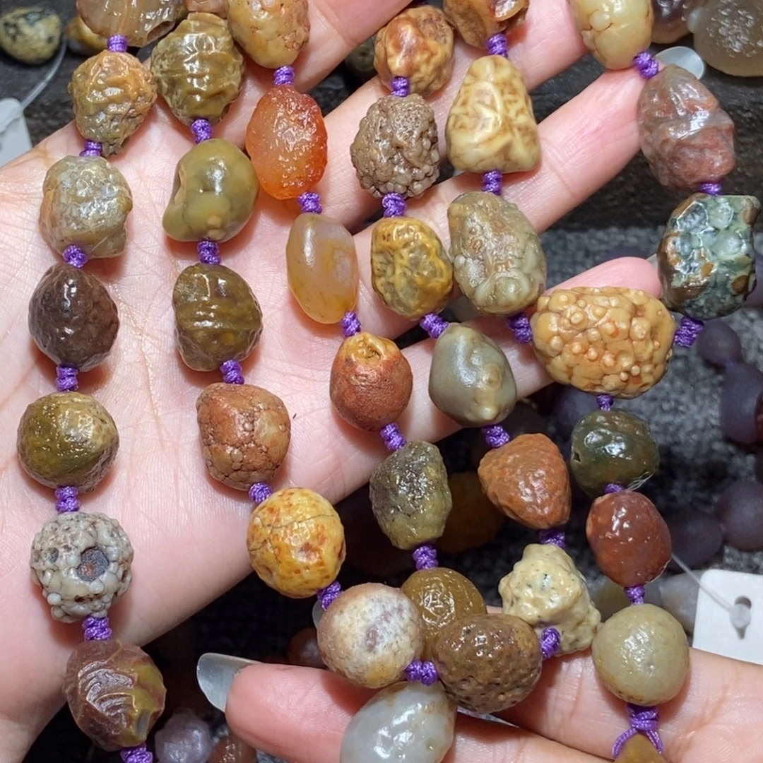 未镶嵌玛瑙/玉髓珠宝半成品