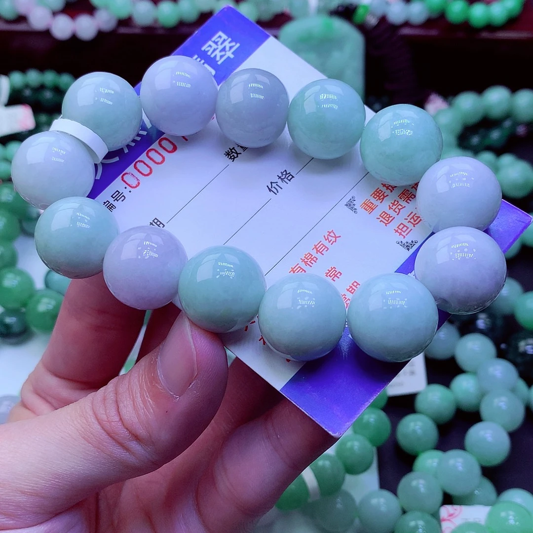 翡翠未镶嵌毛衣链