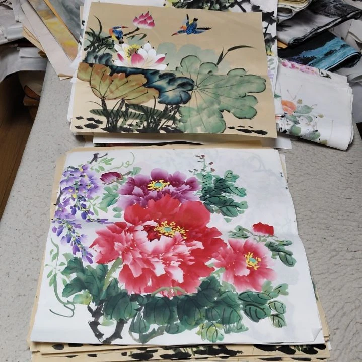 镇***学国画国画花鸟花鸟国画