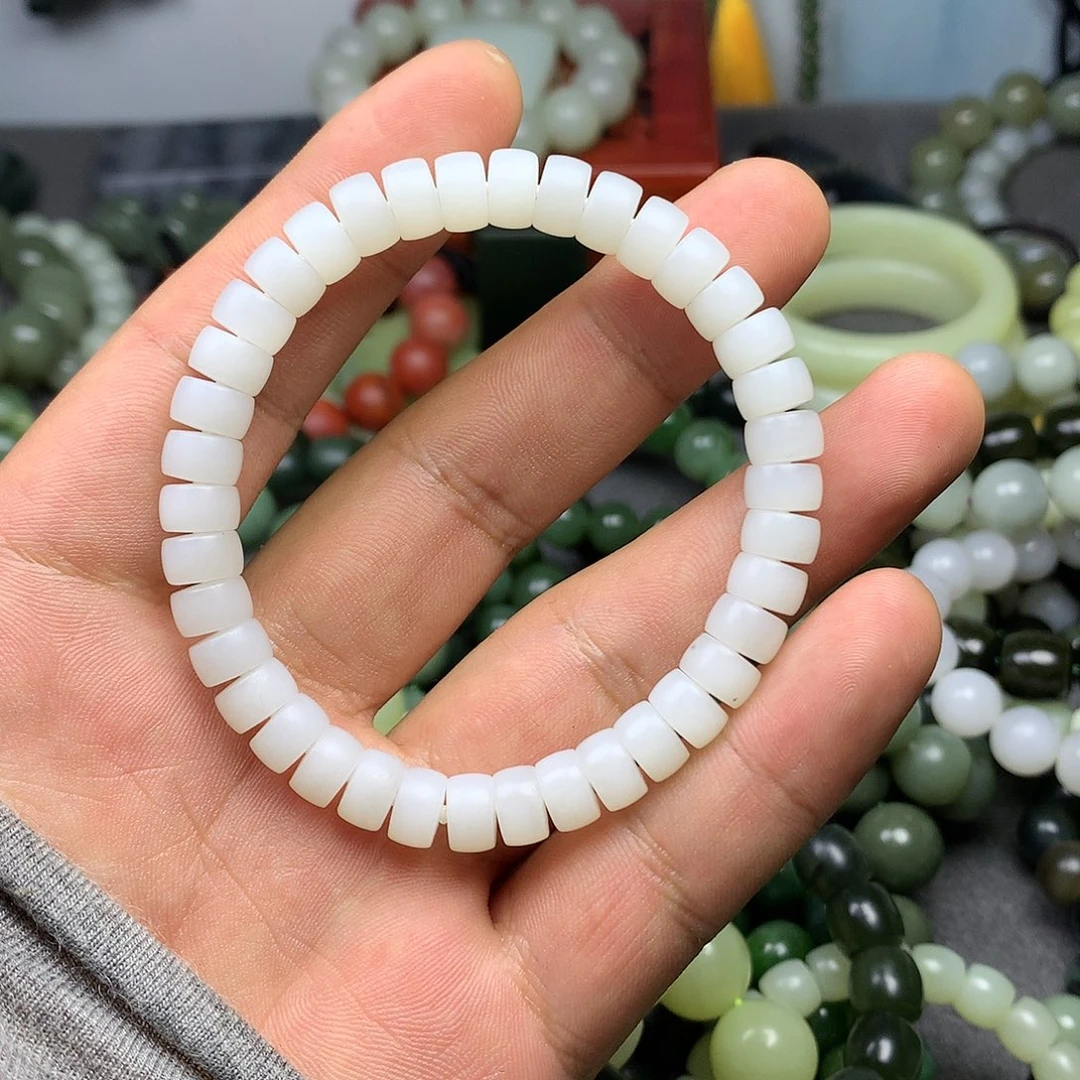 和田玉手链未镶嵌