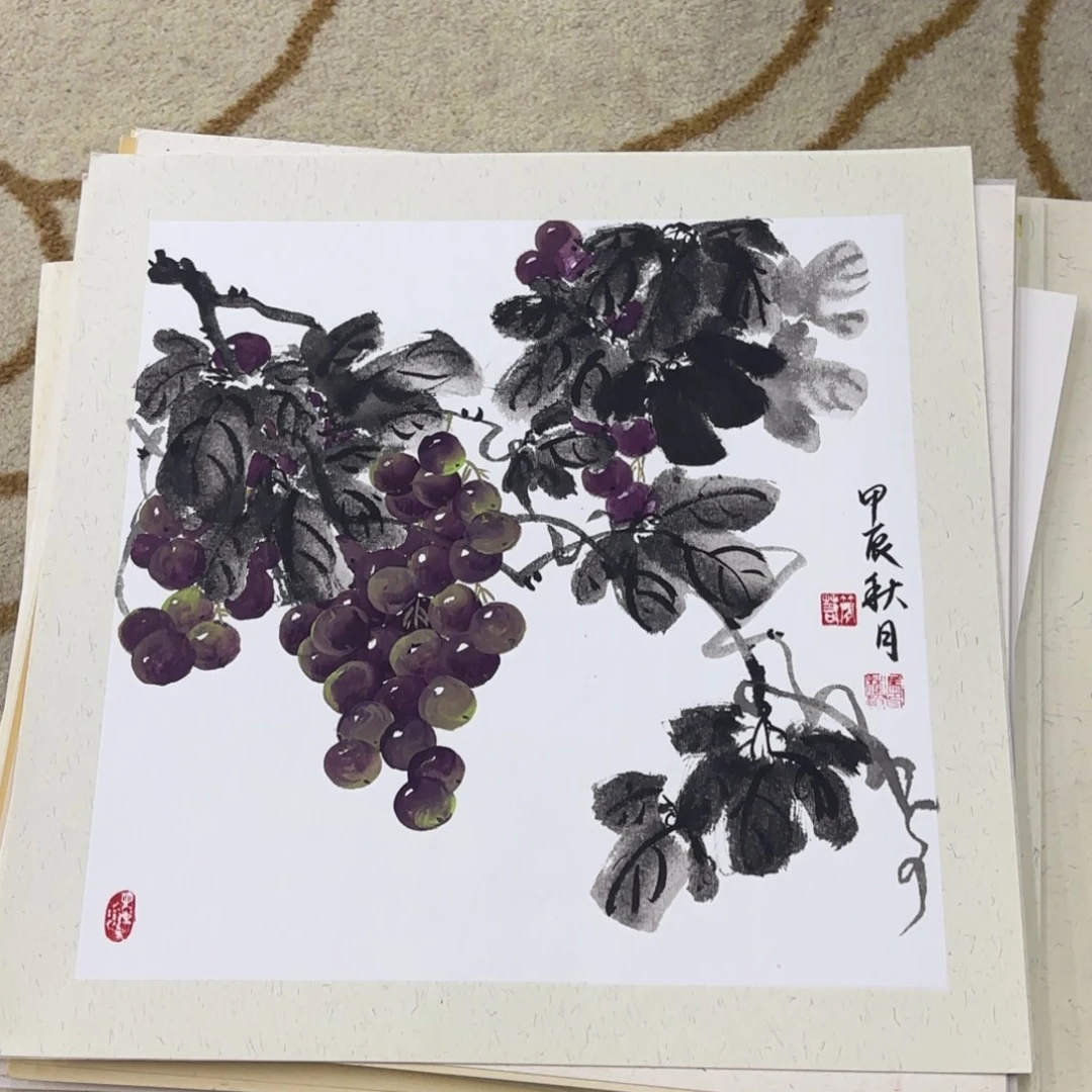 国画国画老师作品刘