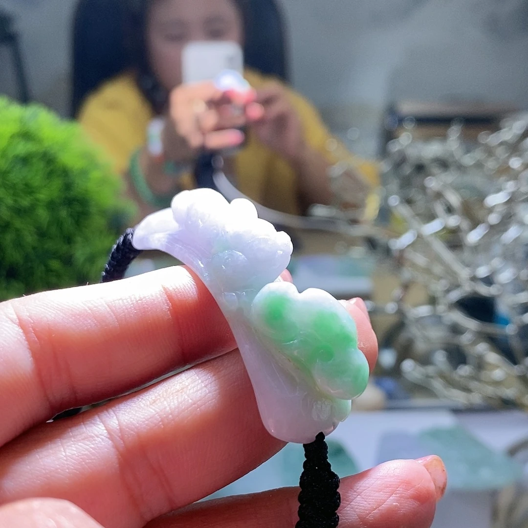 【闪购商品】翡翠未镶嵌颈饰手牌