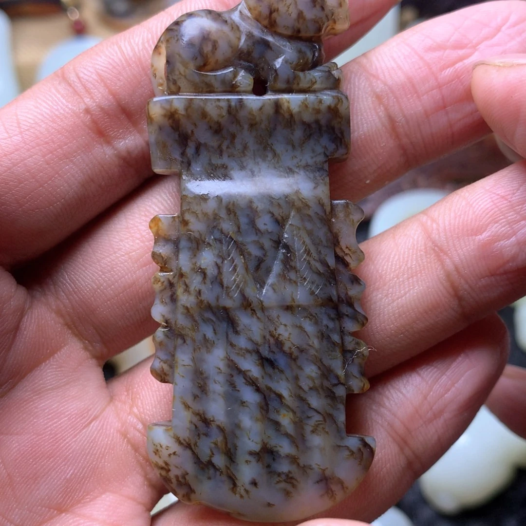 和田玉挂件未镶嵌