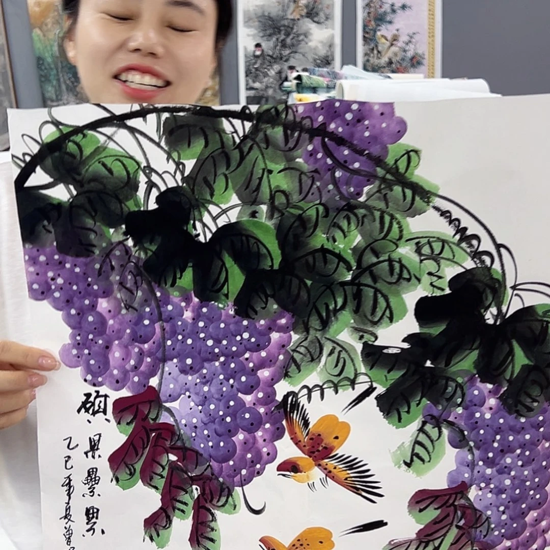 国画事事顺心如意万事如意