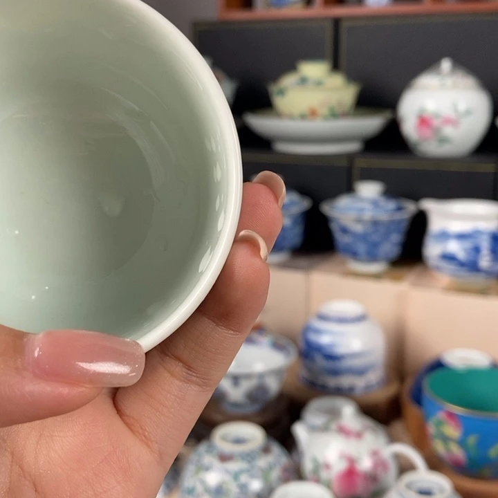 一***凡杯折葵非器云鹤卧足杯