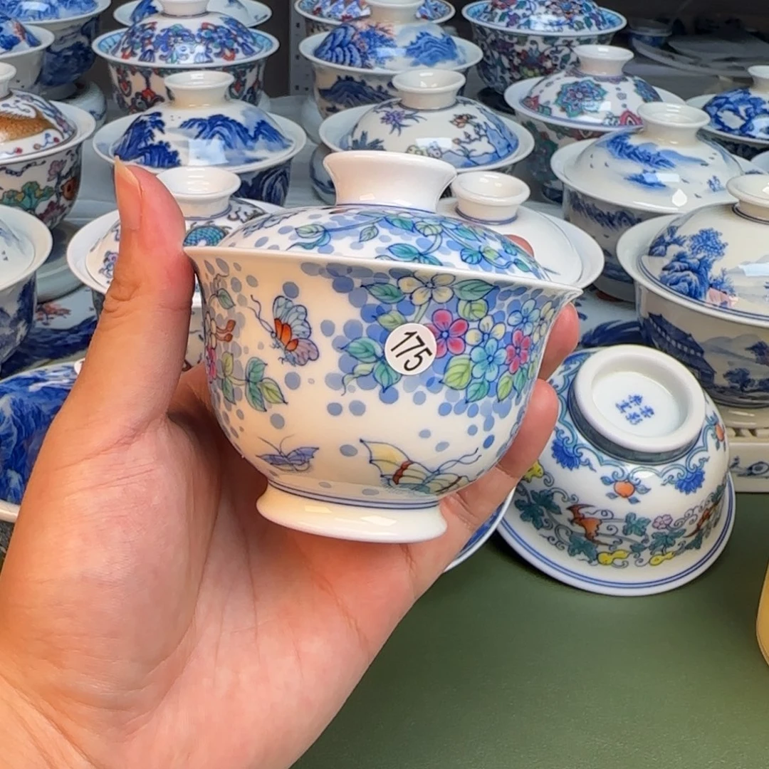 彦祖纯手工手绘茶具175