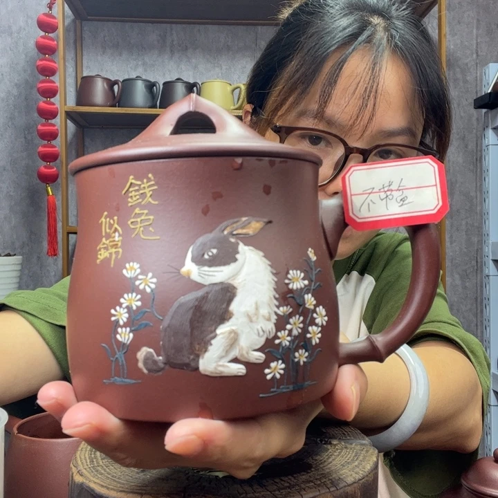 茶杯紫砂原矿紫砂杯