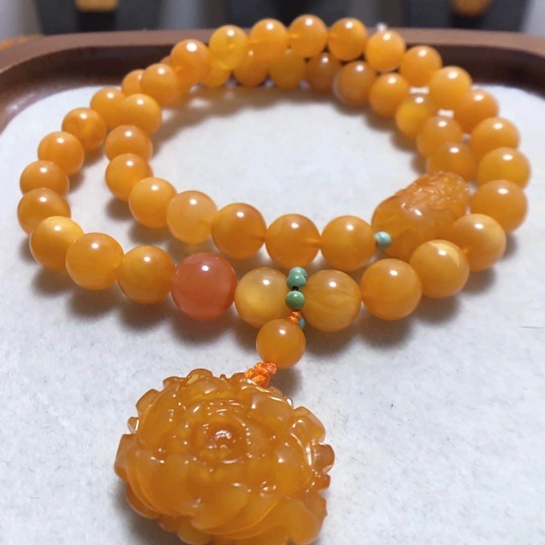 手串蜜蜡未镶嵌蜜蜡