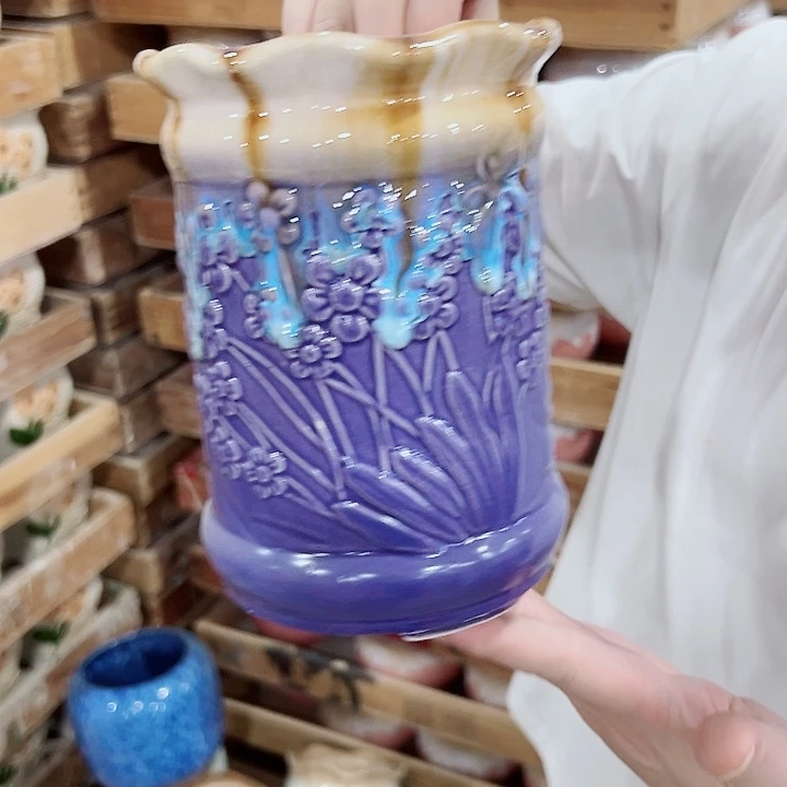 有孔，满10元发货多肉陶瓷花盆