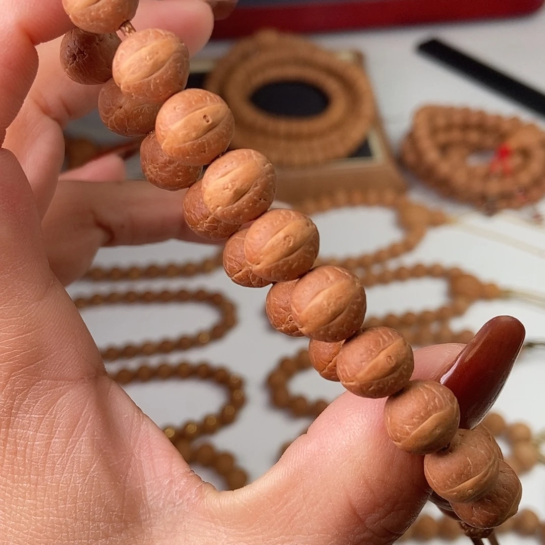 手串凤眼菩提尼泊尔凤眼实心10.5