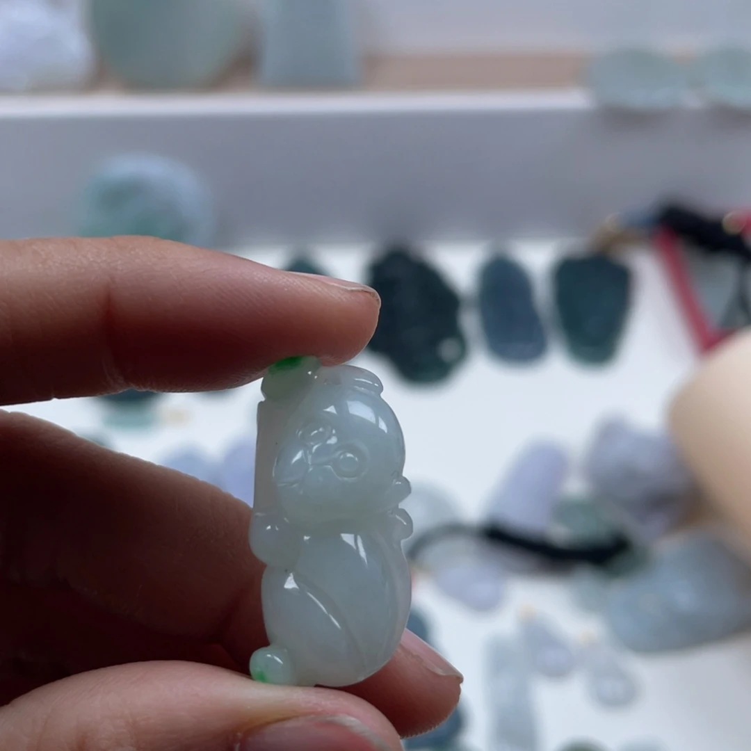 翡翠未镶嵌颈饰天然翡翠