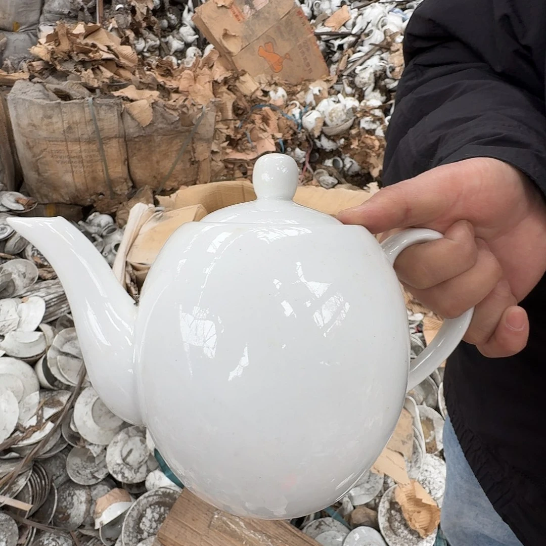 摆件景德镇高温陶瓷球壶