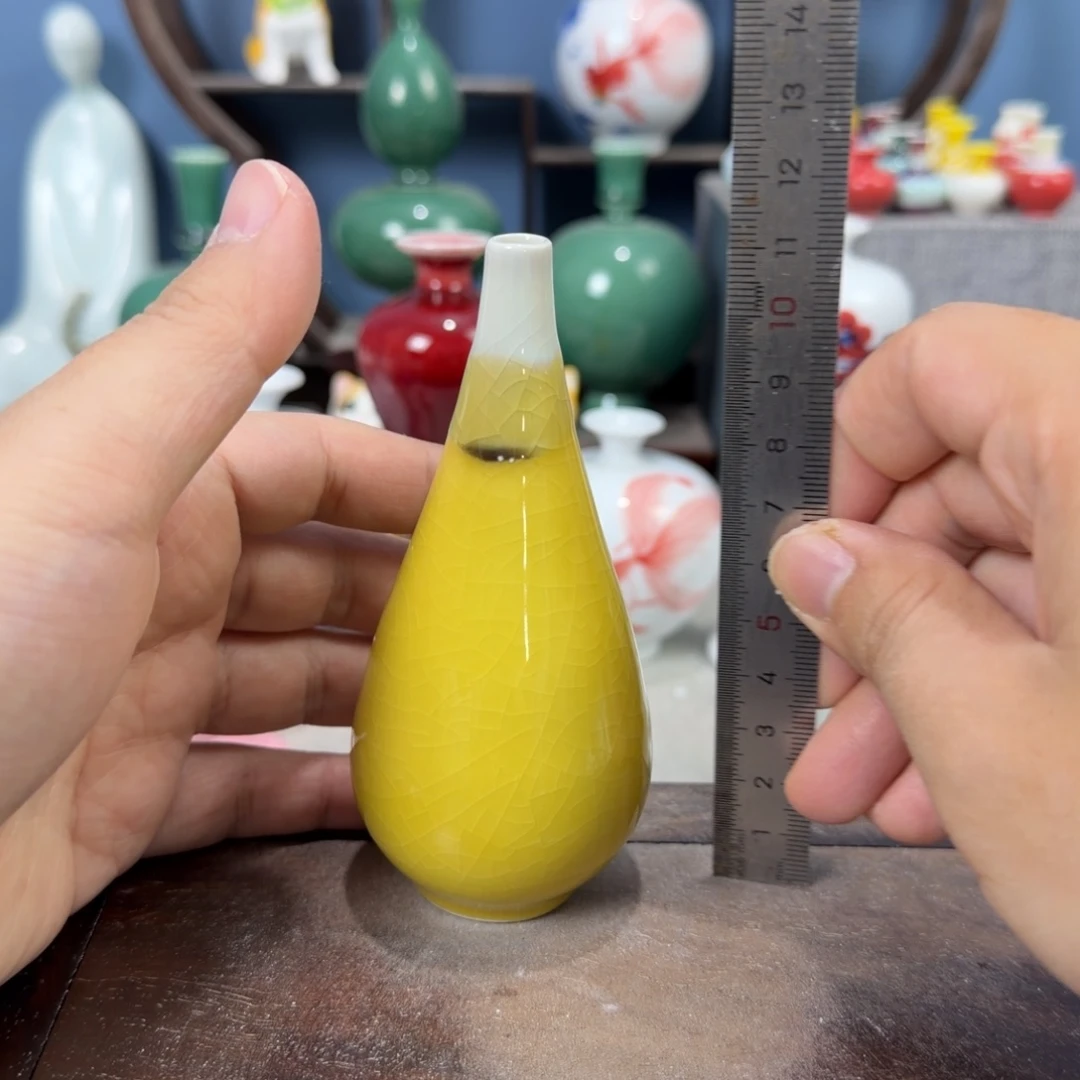 陶瓷手工小花器摆件