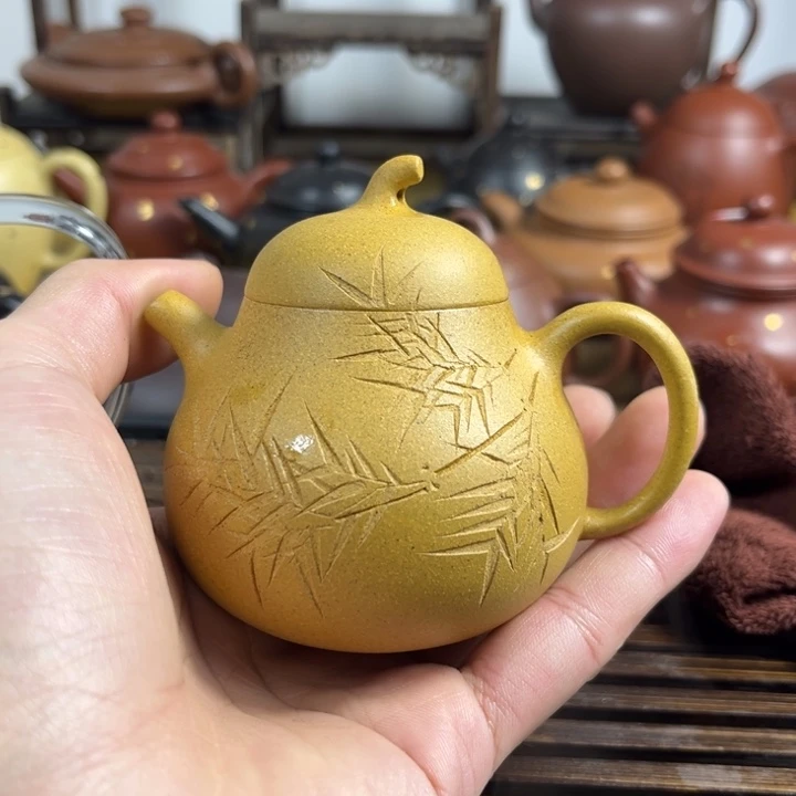 紫砂茶壶原矿紫砂半手工制作