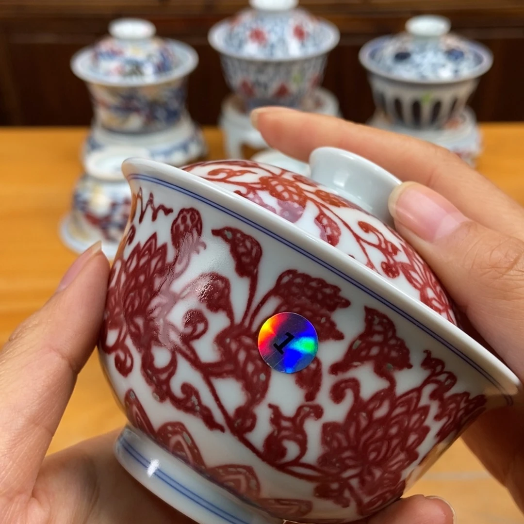 手绘现代茶具非古董