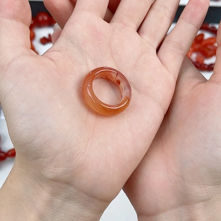 容***容未镶嵌南红戒圈南红玛瑙