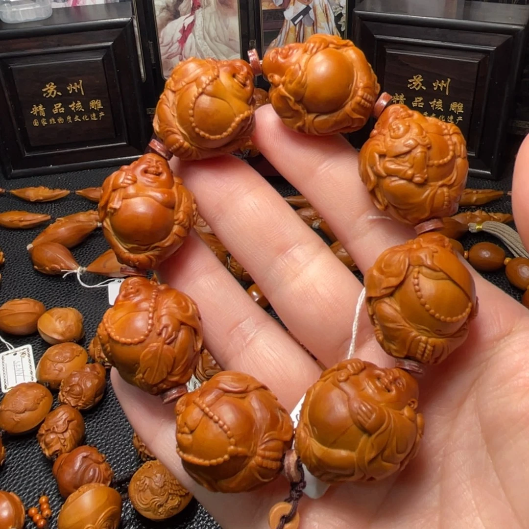 手串/手链橄榄核2.4瑞兽弥勒佛