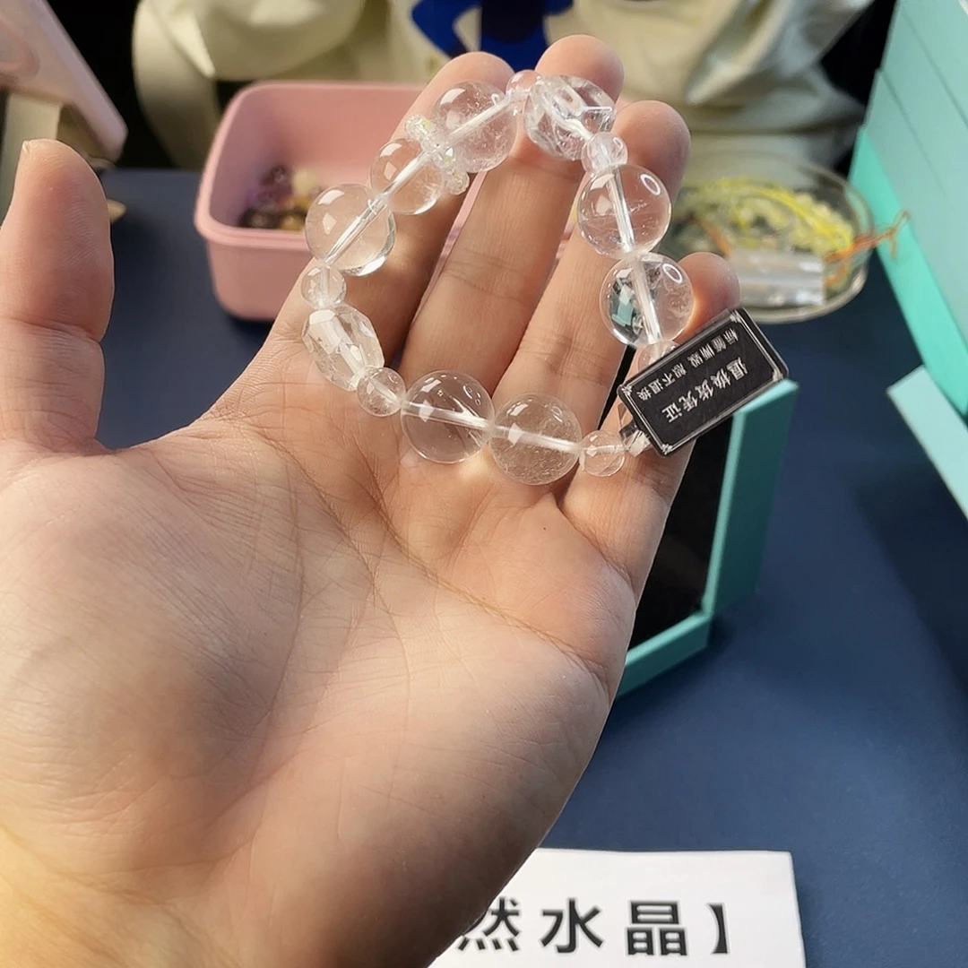 水晶银S925镶嵌手链
