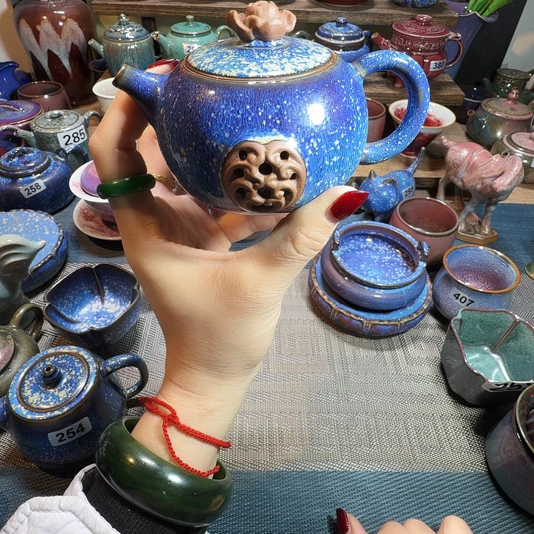 茗欣鈞窯高温钧瓷茶具
