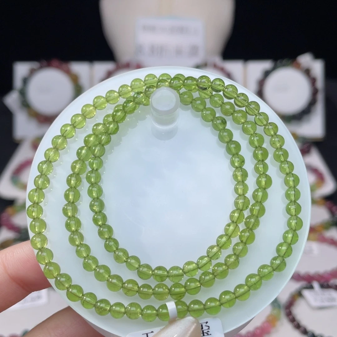 未镶嵌手串碧玺4.3mm±
