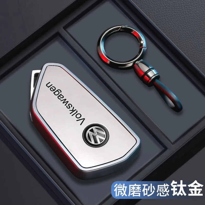 大众途观钥匙套24款3女高尔夫8扣迈腾揽巡4速腾凌度壳包