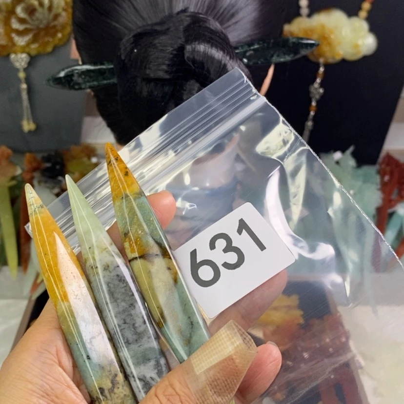 【闪购商品】岫玉发饰未镶嵌?****?发簪