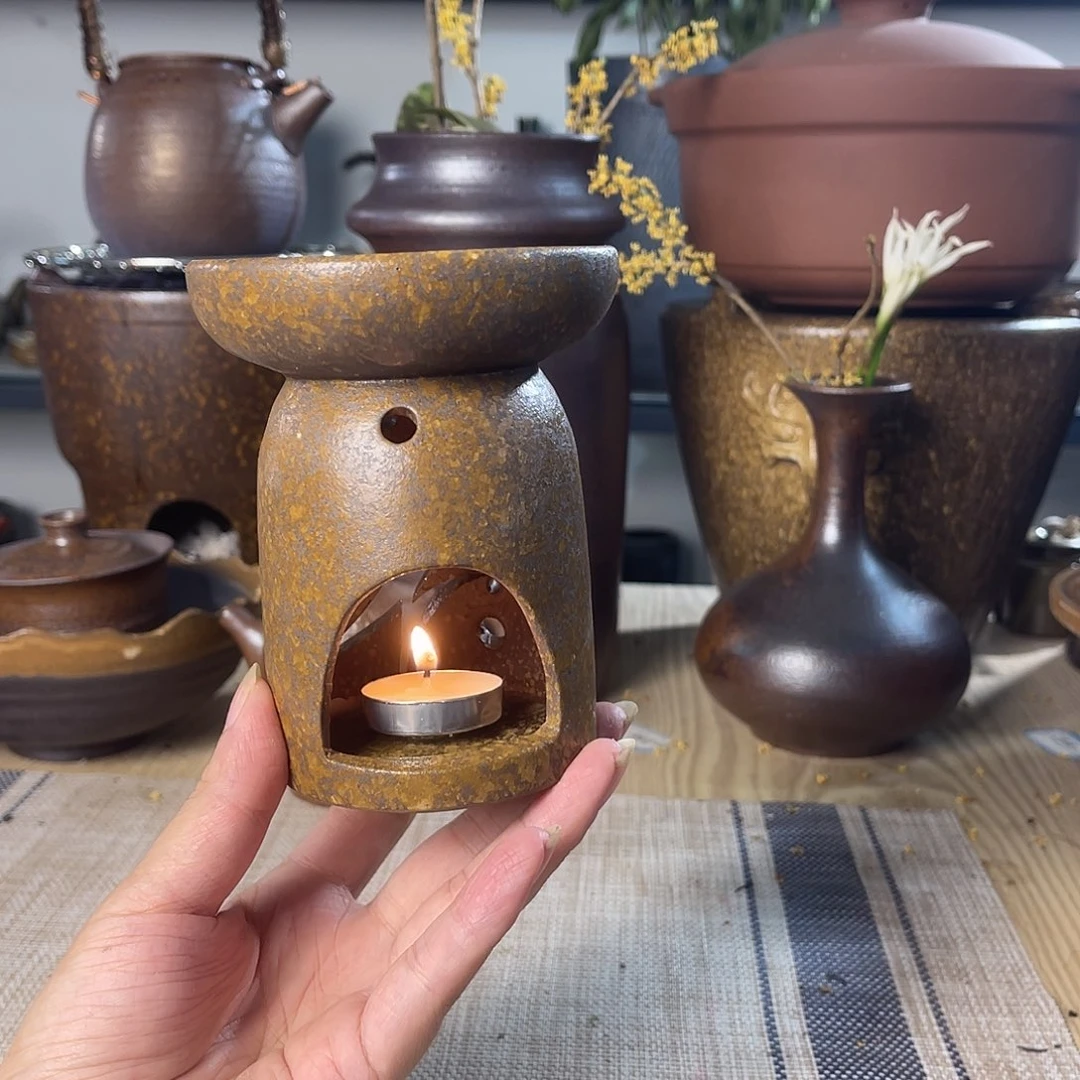 壶紫砂粗陶实用茶炉