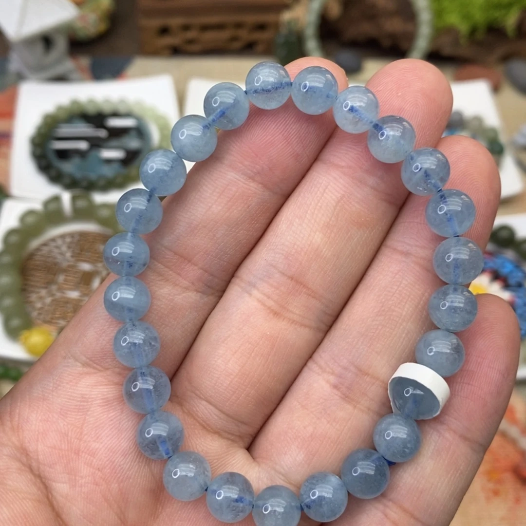 手链未镶嵌海蓝宝石卡7+