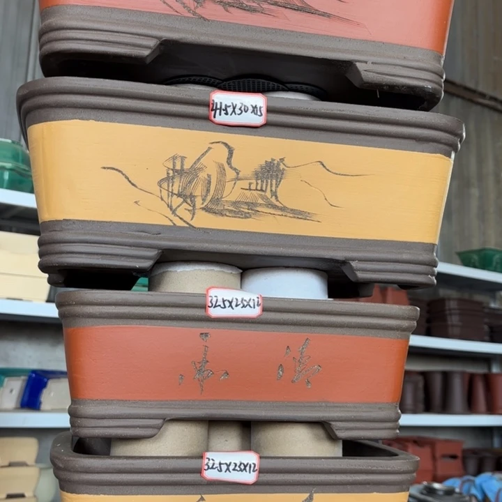 紫砂花盆         138-4