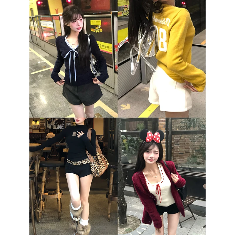 【七七搭配】时尚百搭短裤2024秋冬季新款显瘦休闲裤A2785#